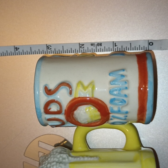 Fitz and Floyd ceramic beer can and beer mug - Picture 6 of 7